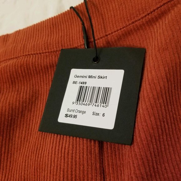 Beyond Her Burnt Orange Mini Skirt - Picture 3 of 5